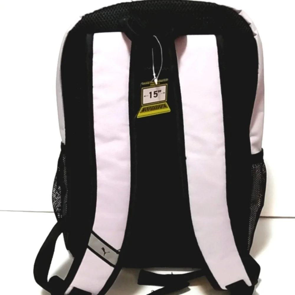 PUMA MERIDIAN 4.0 BACKPACK LAVENDER CARRY-ON TOTE BLACK BOOKBAG SIZE OS NWT